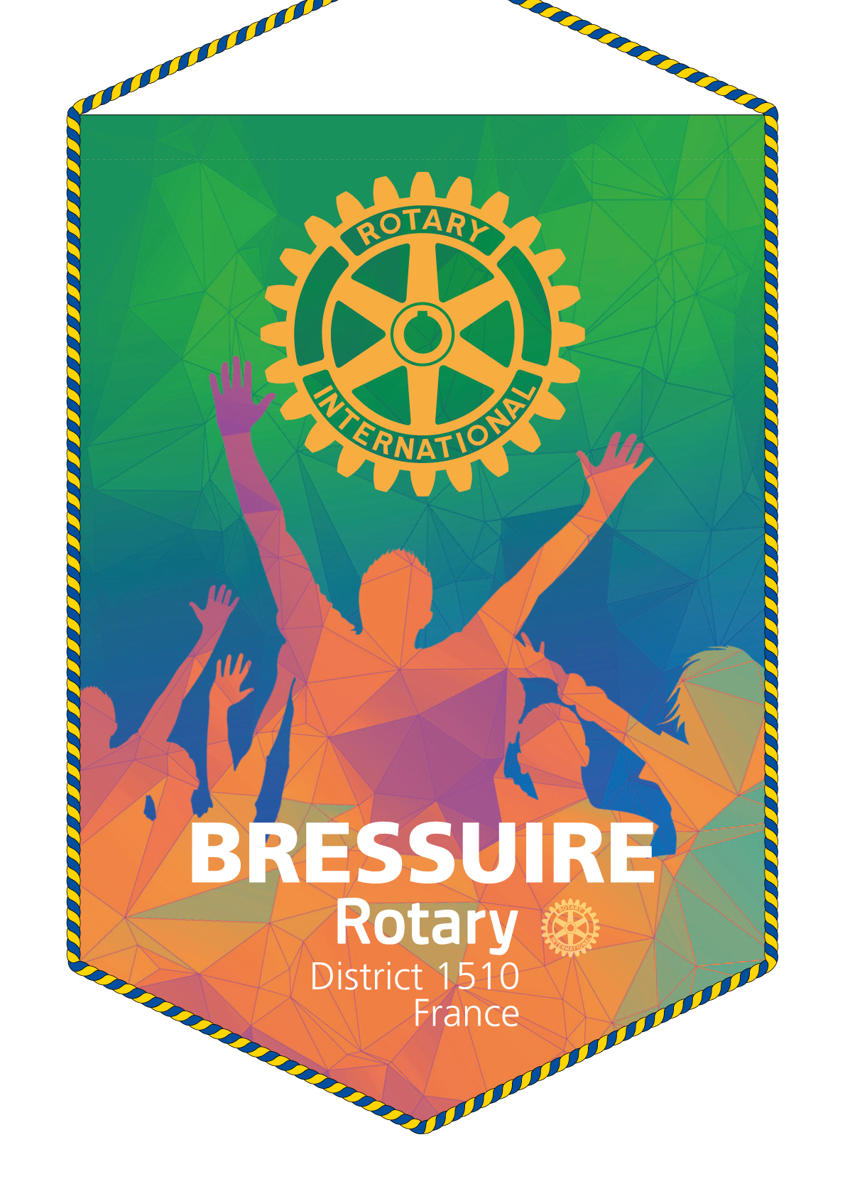 FANION ROTARY CLUB BRESSUIRE