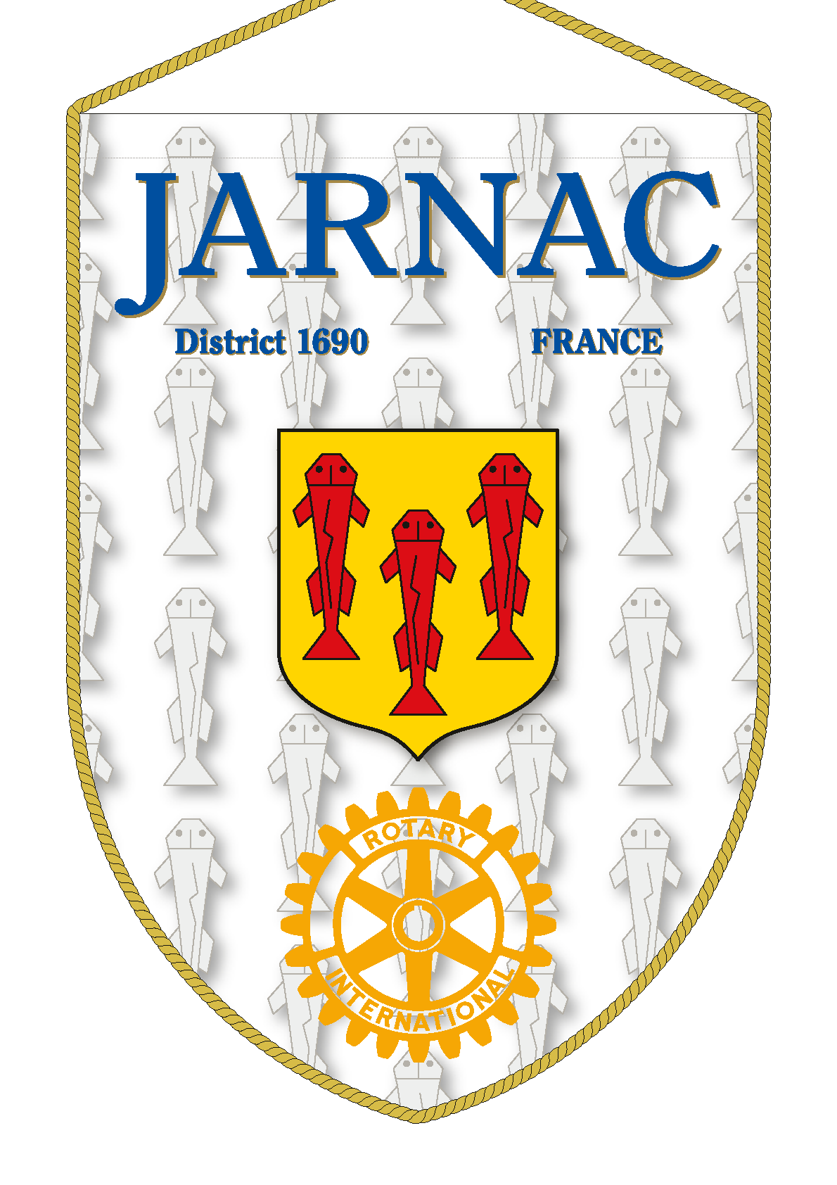 FANION ROTARY CLUB JARNAC