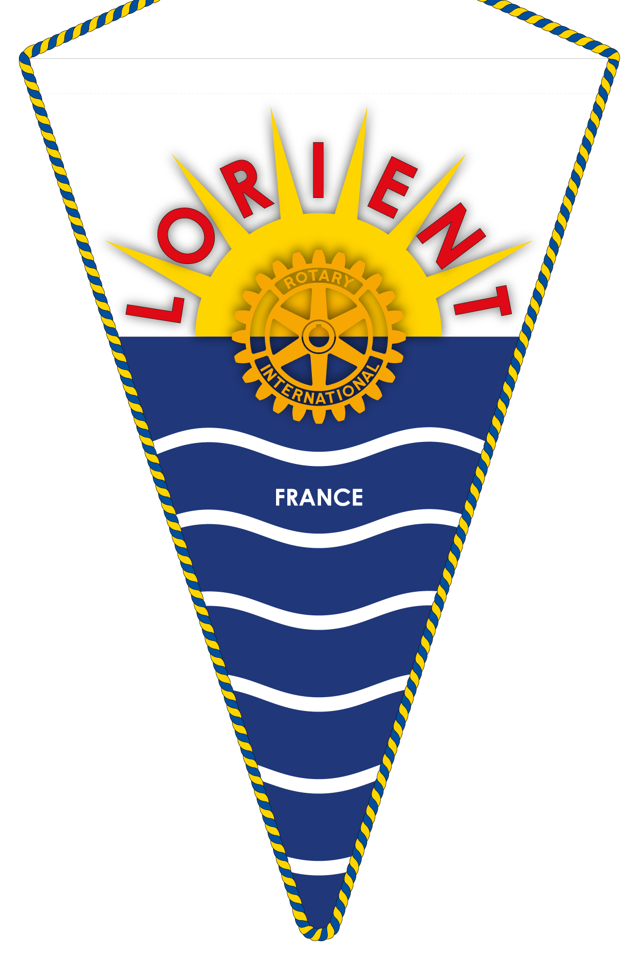 FANION ROTARY CLUB LORIENT